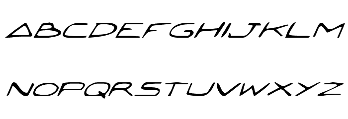 Jetta Italic Font LOWERCASE