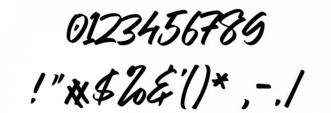 Jetta Kloots Font OTHER CHARS