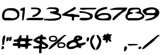 Jetta Tech Bold Font OTHER CHARS