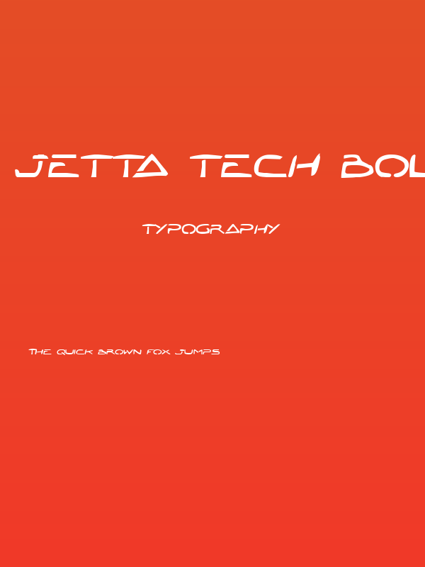 Jetta Tech Bold Poster
