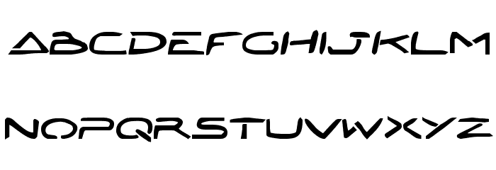 Jetta Tech Bold Font LOWERCASE