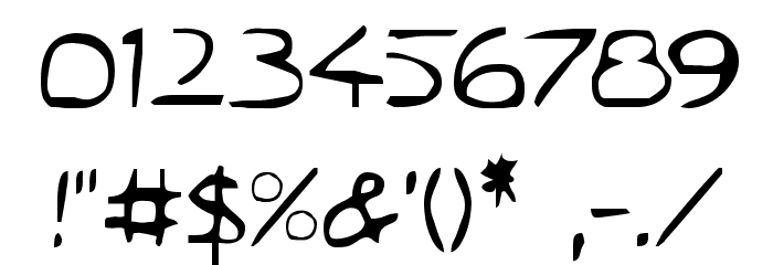 Jetta Tech Condensed Font OTHER CHARS