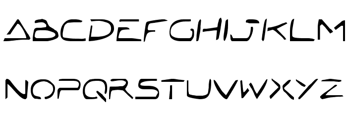 Jetta Tech Condensed Font LOWERCASE