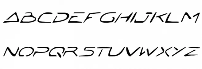Jetta Tech Italic Polices MAJUSCULES