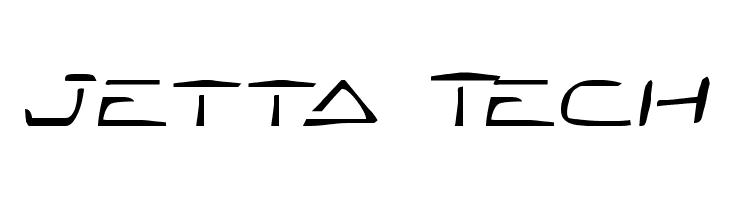Jetta Tech Font