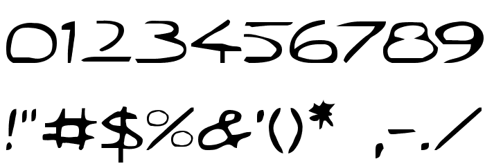 Jetta Tech Font OTHER CHARS