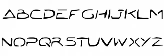 Jetta Tech Schriftart Groß