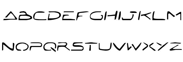 Jetta Tech Font LOWERCASE