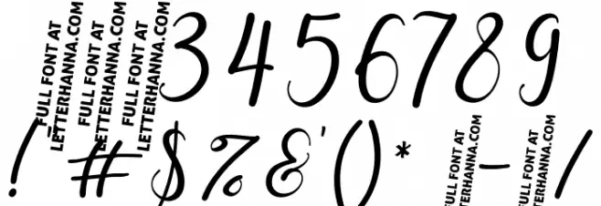 Jettiares Free Font OTHER CHARS