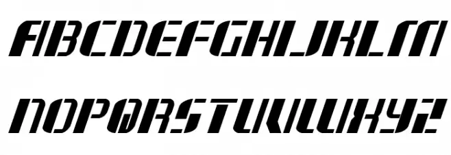 Jetway Bold Italic फ़ॉन्ट लोअरकेस