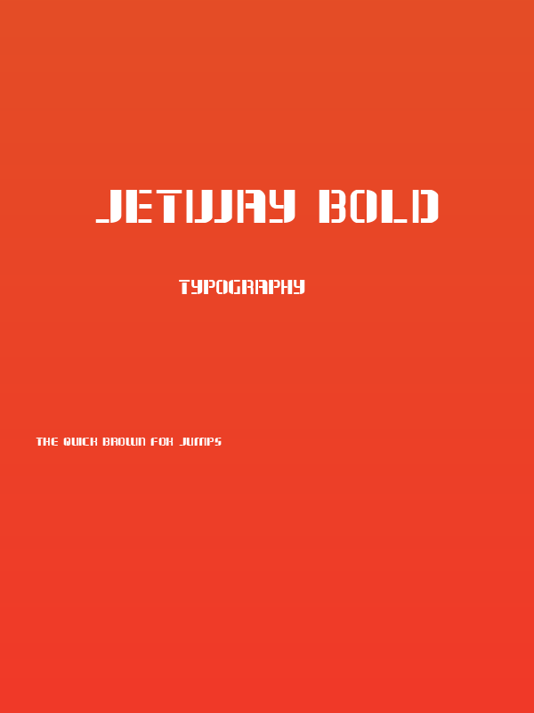 Jetway Bold Poster
