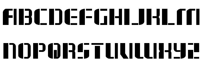 Jetway Bold Font LOWERCASE