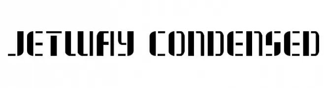 Jetway Condensed  免费字体下载