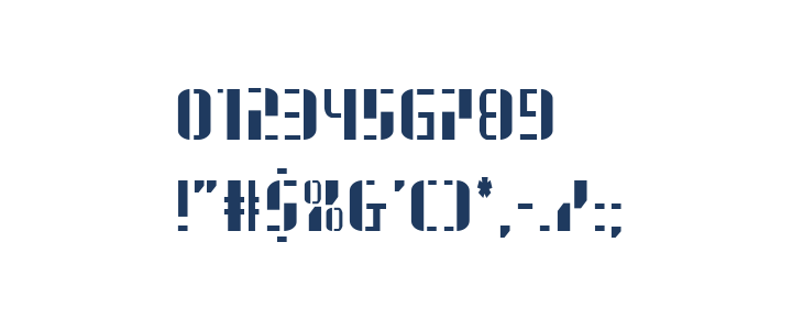 Jetway Condensed Other Characters