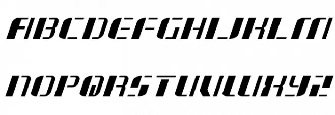 Jetway Expanded Italic Polices MINUSCULES