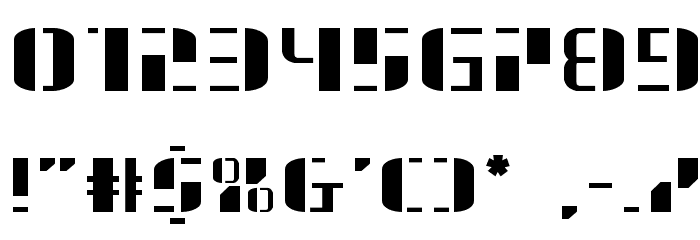 Jetway Expanded Font OTHER CHARS