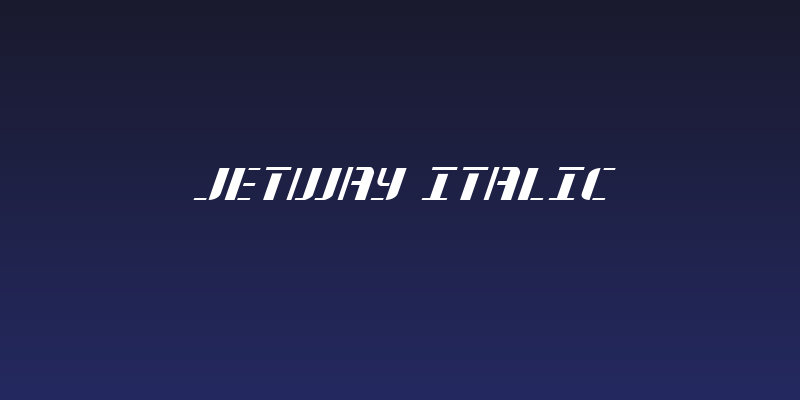 Jetway Italic Social Header