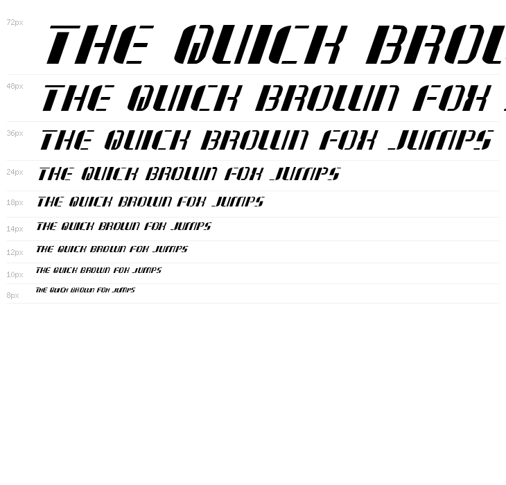 Jetway Italic Waterfall