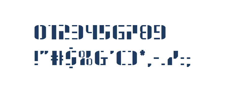 Jetway Regular Other Characters