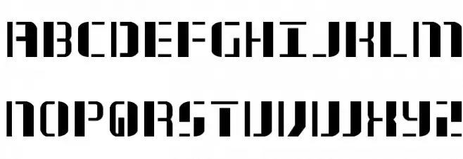 Jetway Regular Шрифта ВЕРХНИЙ