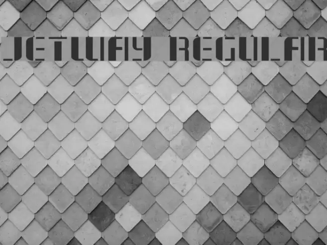 Jetway Regular Font examples