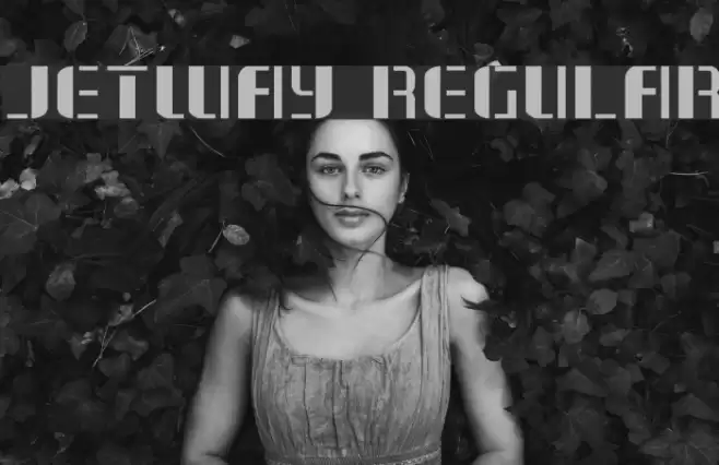 Jetway Regular Font examples