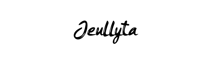 Jeullyta  Frei Schriftart Herunterladen