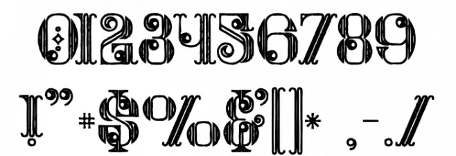 Jewel Bold Grunge Font OTHER CHARS