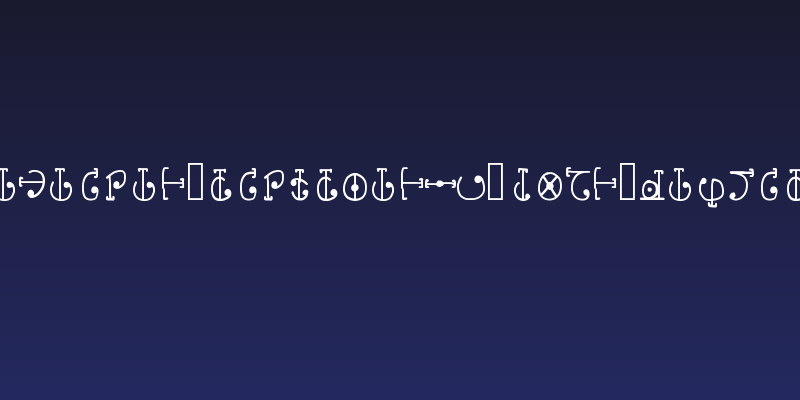 Jewelpet Alphabetic Font Regular Social Header