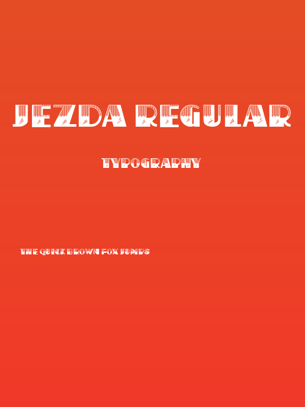 Jezda Regular Poster