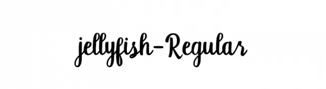 jellyfish-Regular  免费字体下载