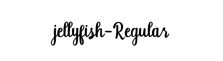 jellyfish-Regular  font caratteri gratis