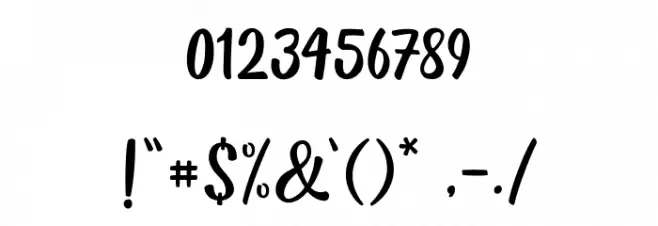 jellyfish-Regular Font OTHER CHARS