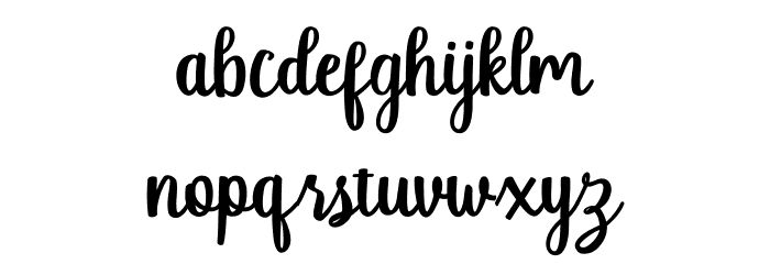 jellyfish-Regular Font LOWERCASE