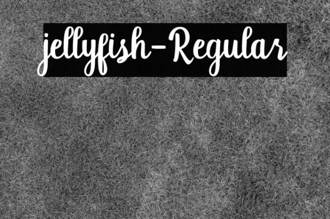 jellyfish-Regular Font examples