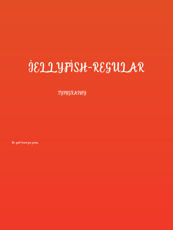 jellyfish-Regular Poster