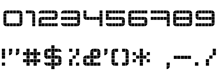 jethose PIXEL Schriftart Anderer Schreiben
