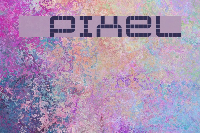 jethose PIXEL Schriftart examples
