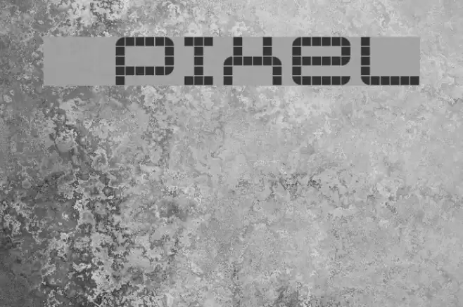 jethose PIXEL フォント examples