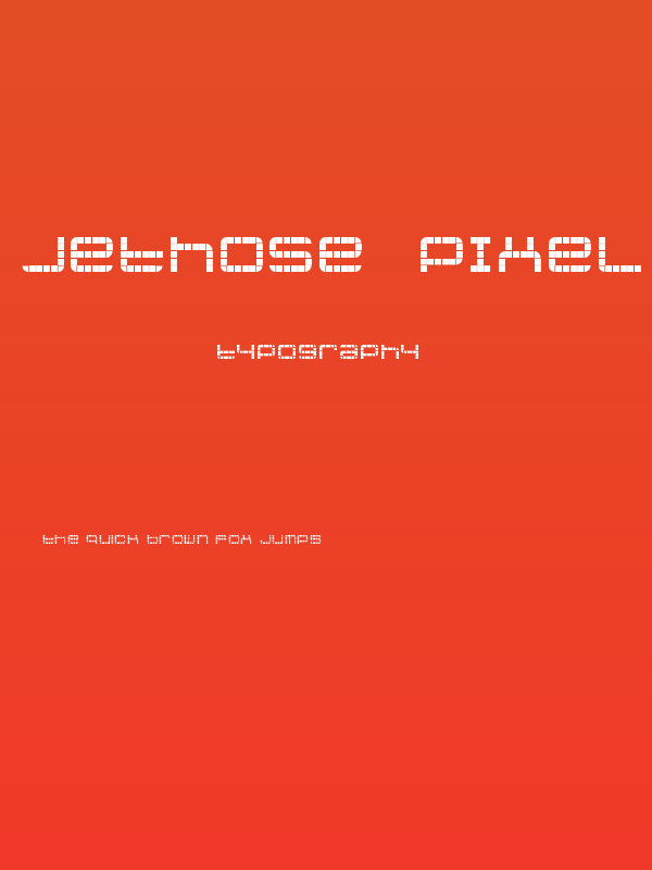 jethose  PIXEL Poster