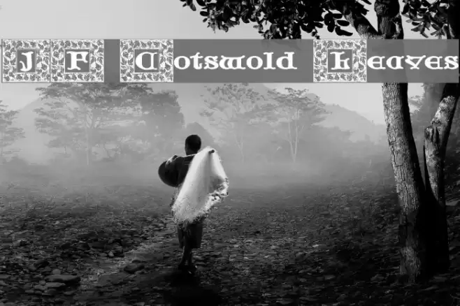 JF Cotswold Leaves フォント examples