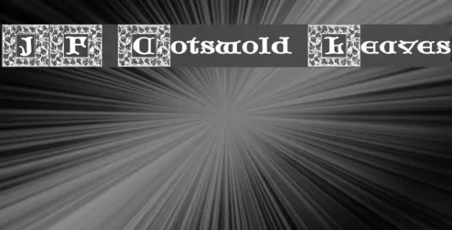 JF Cotswold Leaves フォント examples