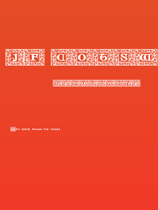 JF Cotswold Leaves Poster