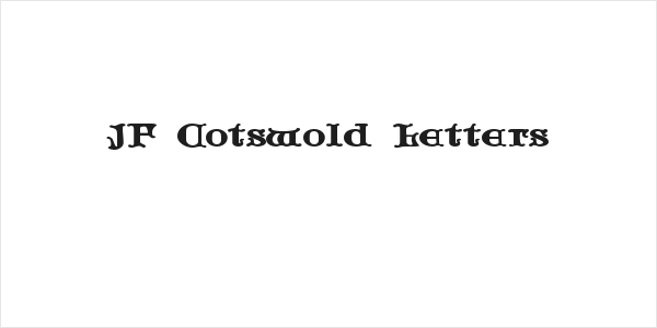 JF Cotswold Letters Logo