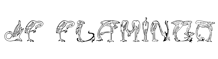 JF Flamingo  Free Fonts Download
