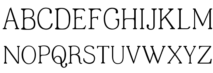 JF Shill Light Book Font OTHER CHARS
