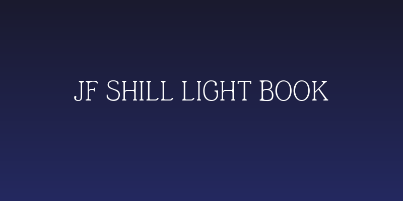 JF Shill Light Book Social Header