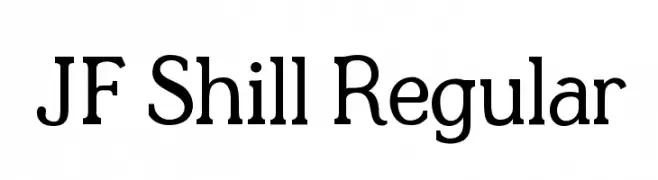 JF Shill Regular  Descarca Fonturi Gratis