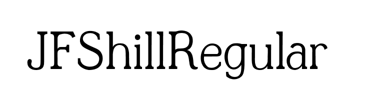 JF Shill Regular  font caratteri gratis