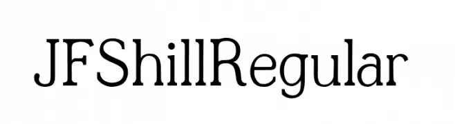 JF Shill Regular  baixar fontes gratis